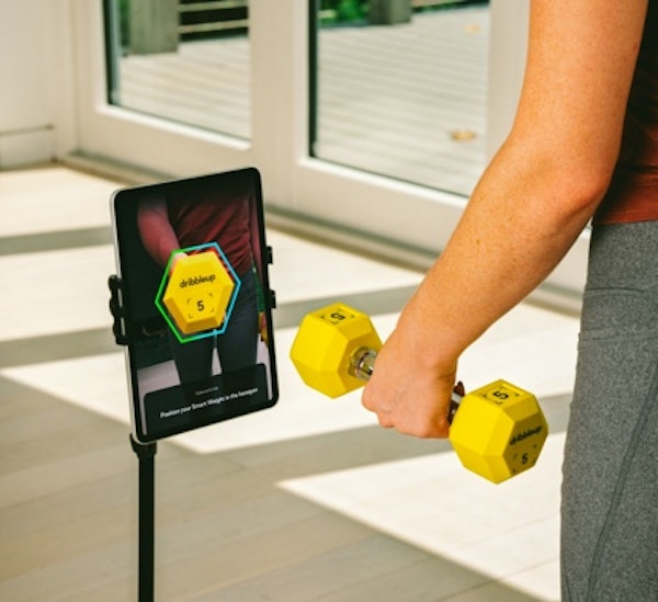 Dribbleup smart weights with dribbleup app