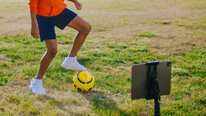Practice with the Dribbleup Smart Soccer Ball to help your kids learn the Sole Roll at home.