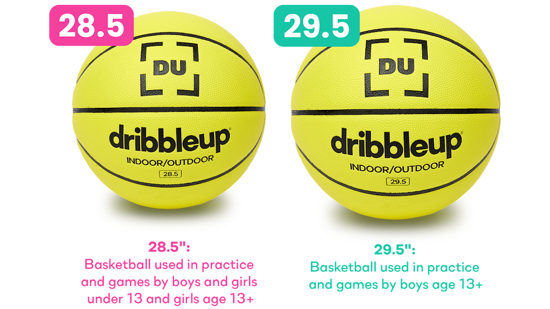 Dribbleup size for kids basketball NBA