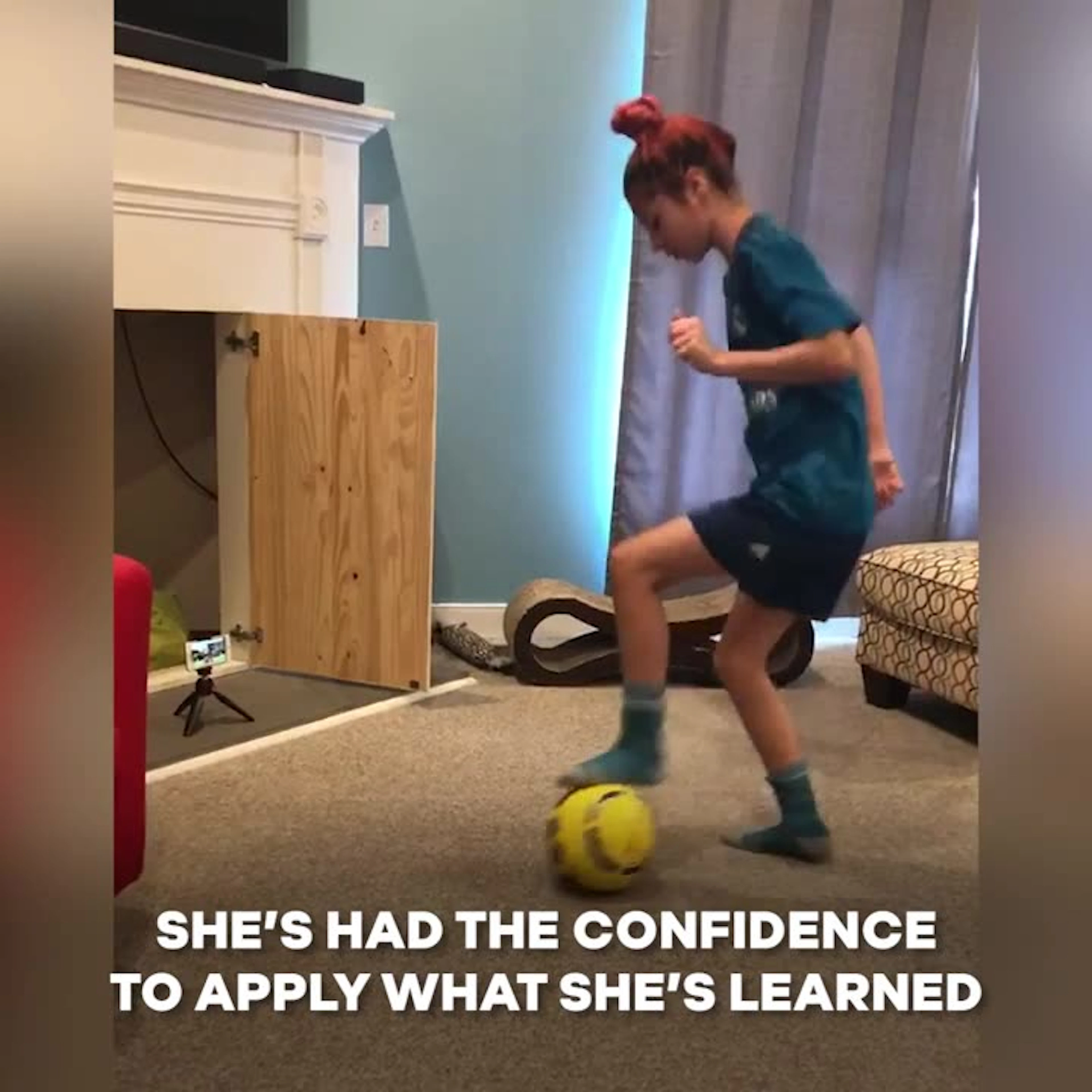 Throughout the years, she's progressed drastically