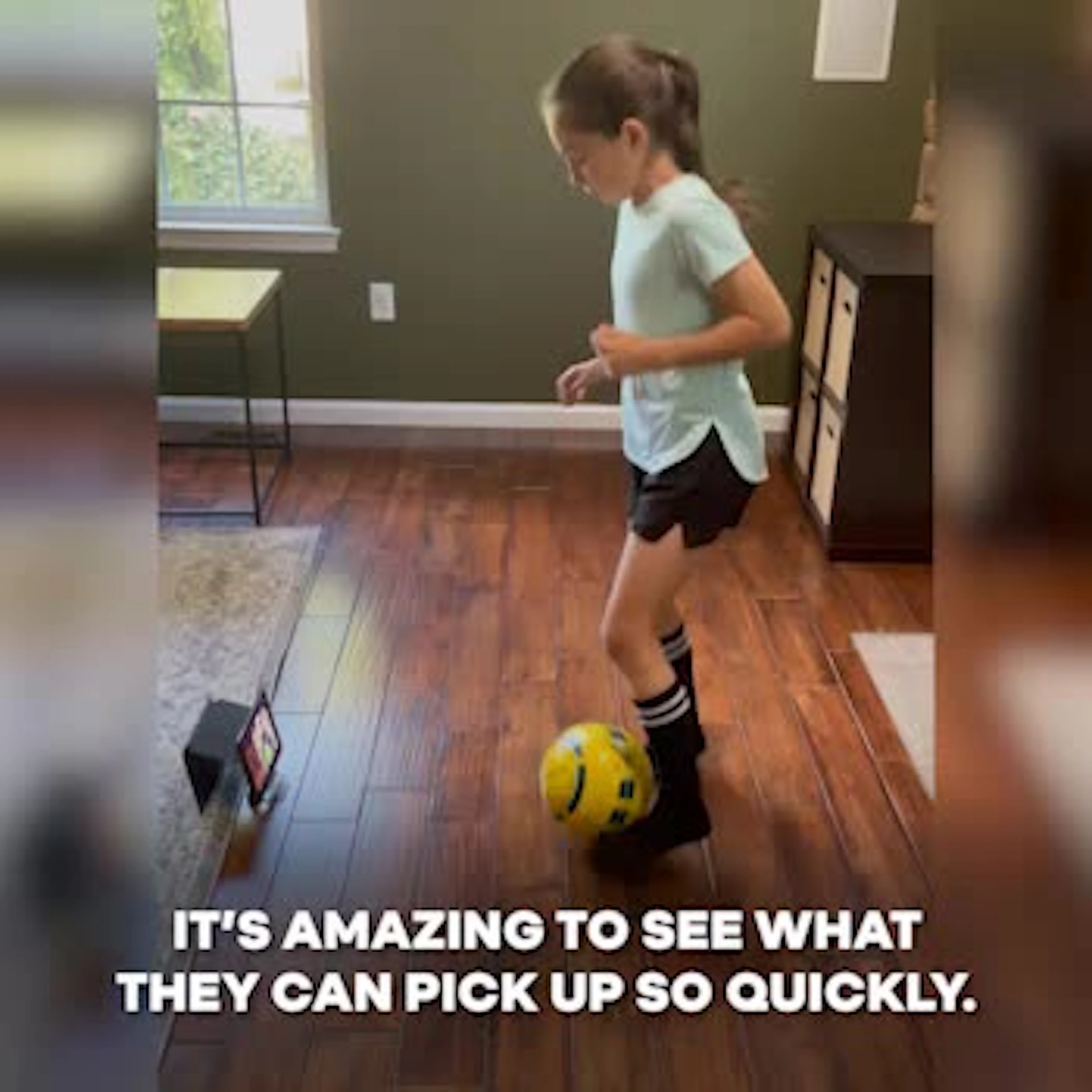 Watching her work toward achieving that